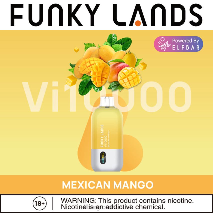 ELFBAR Großhandel Deutschland | ELFBAR Funky Lands Einweg-Vape VI10000 Züge mexikanische Mango VRHLDB166