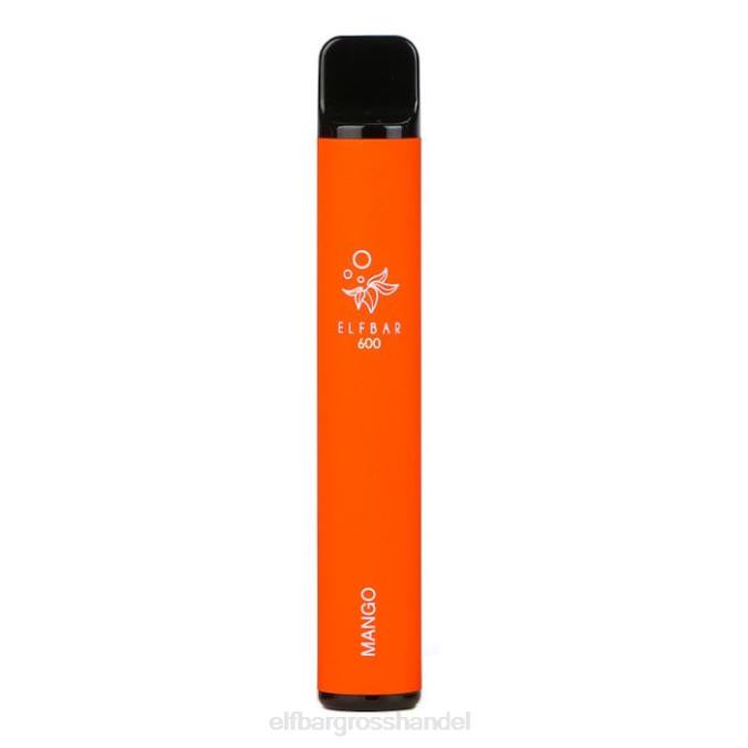 ELF BAR Elfa Pods Nikotinfrei | Elfbar 600 Einweg-Vaporizer – 20 mg 860Z51 Mango