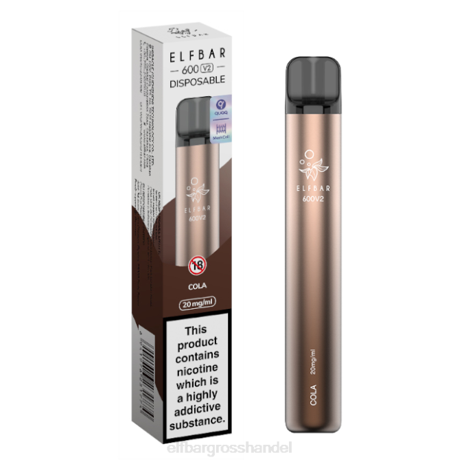 ELF BAR Großhandel Preis | Elfbar 600v2 Einweg-Vaporizer – 20 mg 860Z6 Cola