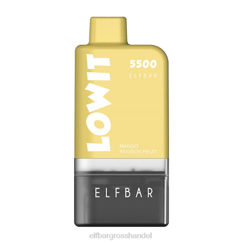 ELFBAR Großhandel Österreich | ELFBAR Vorgefülltes Pod-Kit Lowit 5500 2% Nic Mango-Passionsfrucht VRHLDB131