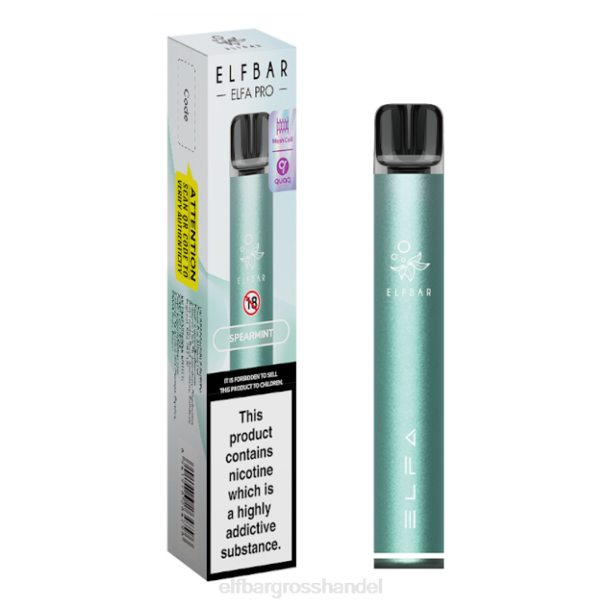 ELFBAR Großhandel Österreich | Elfbar Elfa Pro Pod Kit – wiederaufladbar 860Z77 Twilight Cyan + Spearmint vorgefüllte Schote